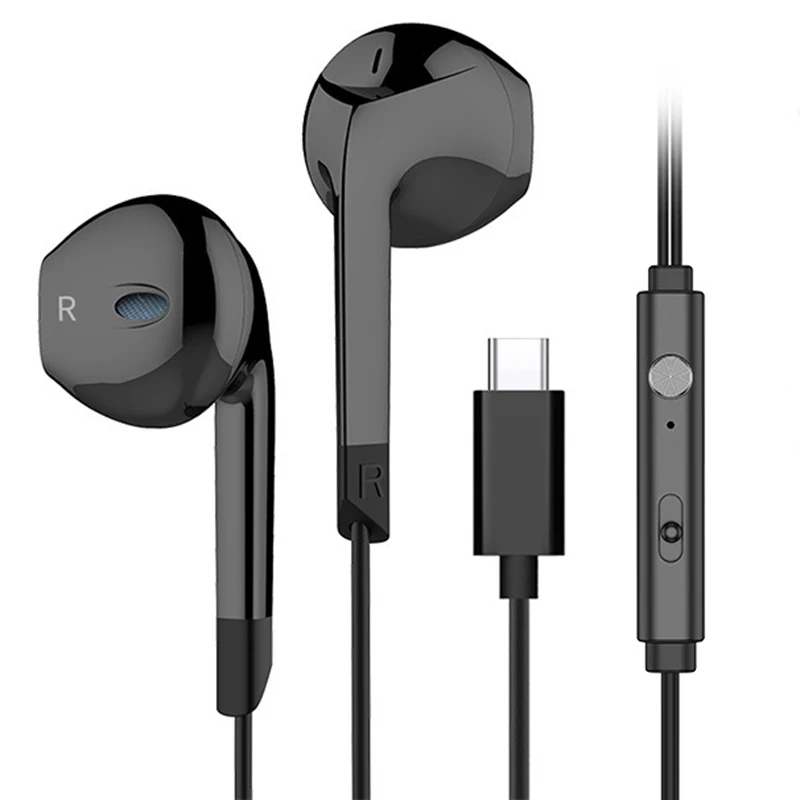 Langsdom Gamer TYPE C проводные наушники V6T портативные Супер бас типа стерео с