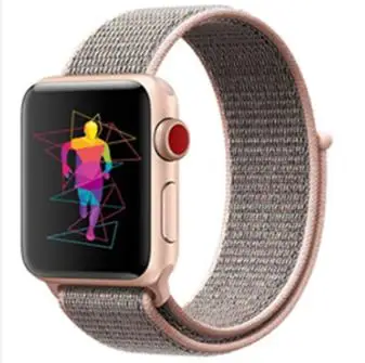 1 Nylon Strap For apple watch 5 4 band 44mm/40mm pulseira apple watch 42mm/38mm iwatch series 5/4/3/2 Colorful connector watchband - Цвет ремешка: 1
