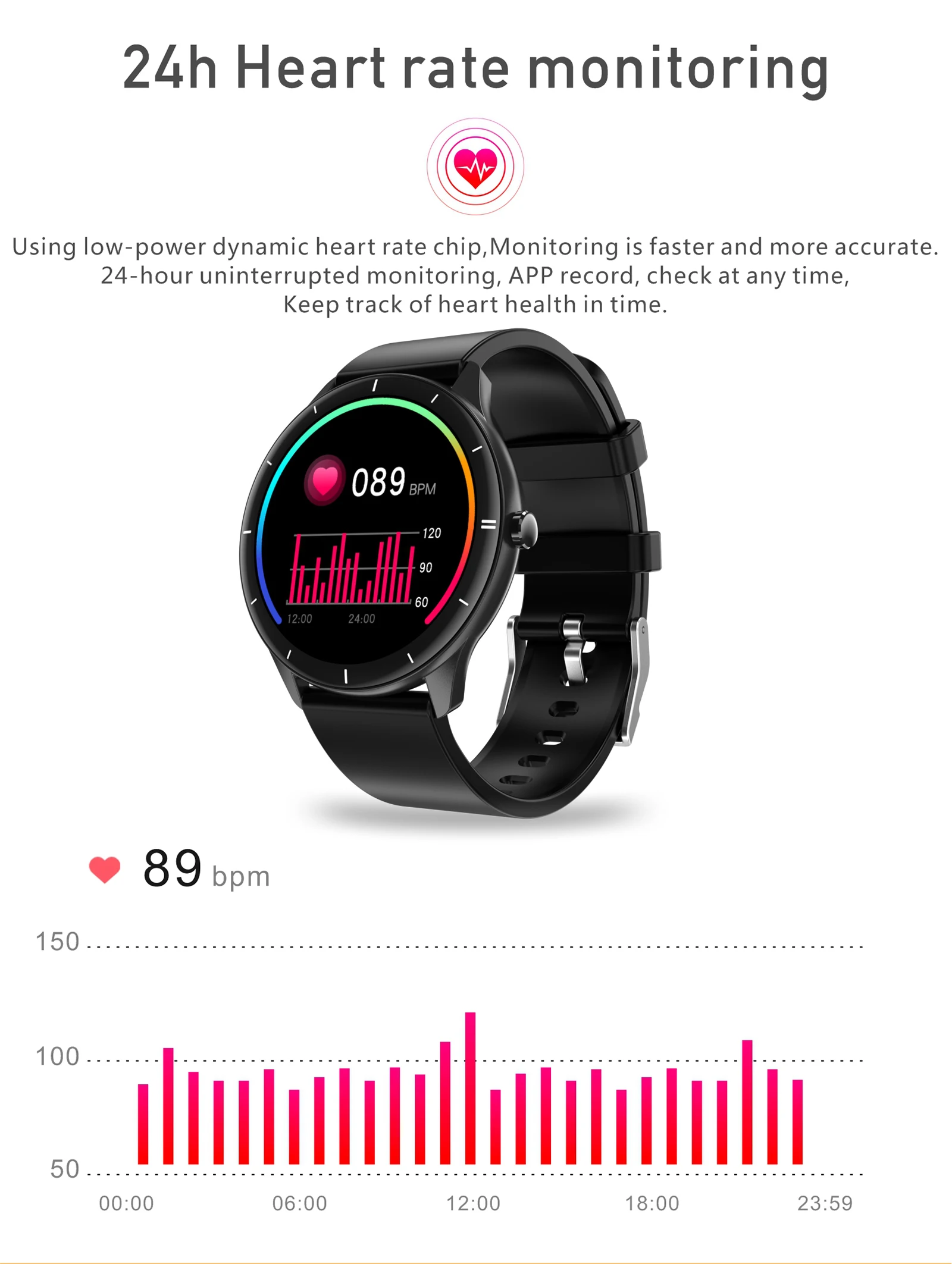 

Q21 Smart watch body temperature monitoring flashlight heart rate blood pressure fitness tracker DIY display for Android IOS L15