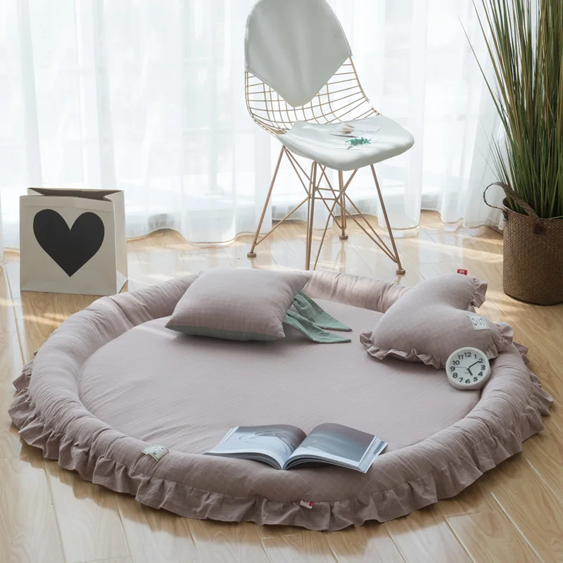 light grey Бантом ковер с refulles детский игровой коврик ковер 150*150 см домашний декор для детей коврик нескользящий; для пола коврики моющиеся съемный для маленьких мальчиков и девочек - Цвет: light grey