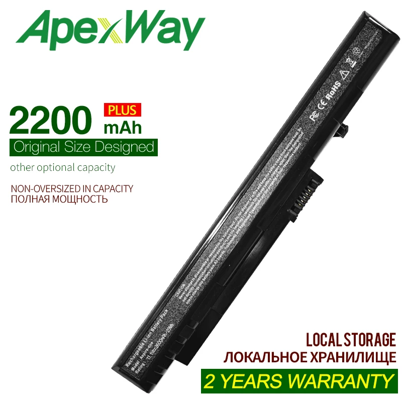 

Аккумулятор для ноутбука ApexWay для Acer Aspire One 10,1 дюйма (черный), A110-1295 571, D150-1165 D150-1462, EMACHINE eM250