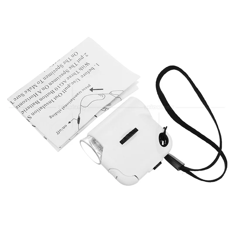 Ручное портативное увеличительное стекло 55X ювелирные изделия бриллиантовое