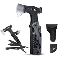 portable multi tool folding knife axes stainless survival tools kit wtih cutter hammer bottle opener tool camping outdoor tools