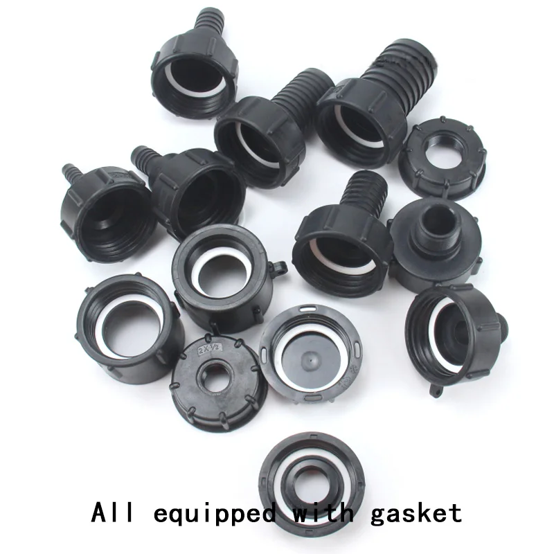 Трубный фитинг соединительный с клапаном Ton Barrel, адаптер для проволоки толщиной 2 ", диаметр резьбы 60 мм, 1 шт.