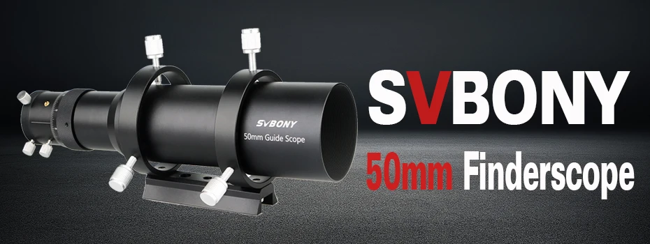 SVBONY 50 мм направляющая область Finderscope CCD изображение направляющая область w/кронштейн 1,25 ''двойной спиральный фокус для астрономии Монокуляр Telesc