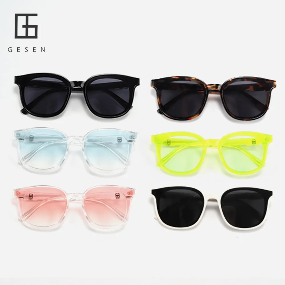 

GESEN Square Sunglasses For Men Women's Sun Glasses Brand Designer Irregular Imitations Retro Round Eyewear Vintage Female