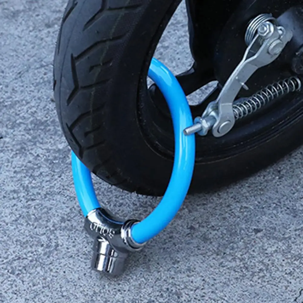 

1 set of portable bicycle chain road anti-theft lock with bold anti-rust anti-theft ring type lock steel ring motorcycle