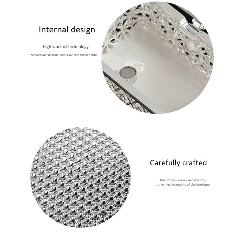 

Fashion Rectangle Trinket Box Jewelry Storage Gift Box for Necklace Earrings Ring Case Holder Best Gifts for Women Girls