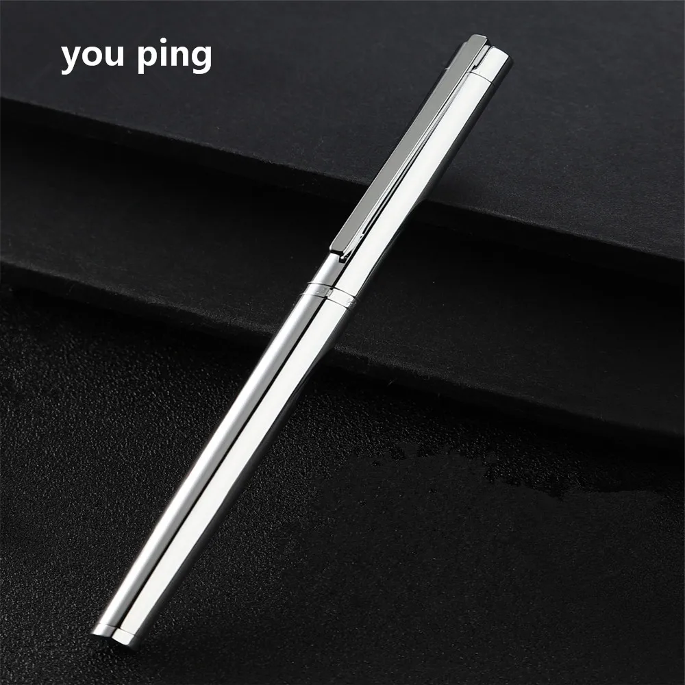 Перьевая ручка Jinhao с плоским наконечником роскошный карандаш чистого цвета для