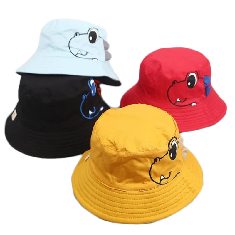 2019 Двусторонняя двухсторонняя мультяшная шапка в виде динозавра детской летней