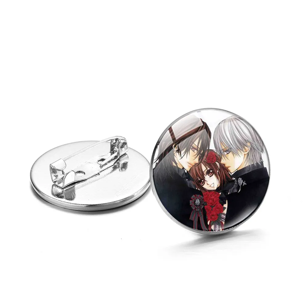 В виде милого героя Аниме Code Geass Круглый купол стеклянный броши на булавке в