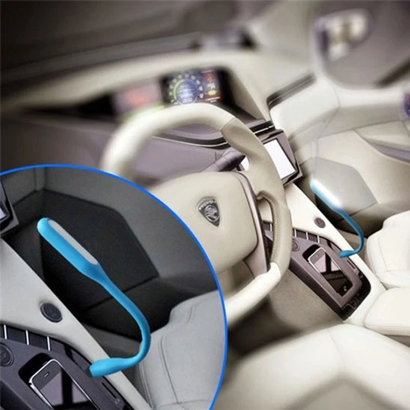 Светодиодный Ночной светильник с USB-портом для ноутбука лампа чтения портативным