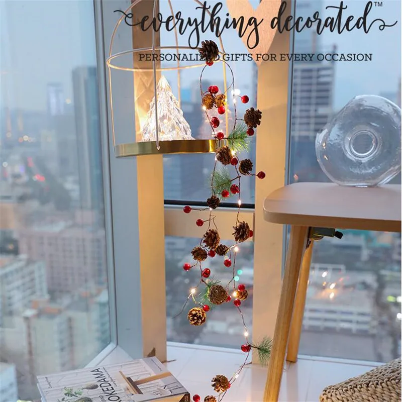 Рождественская гирлянда 2 м в стиле INS освещение для дома новый год елка декор