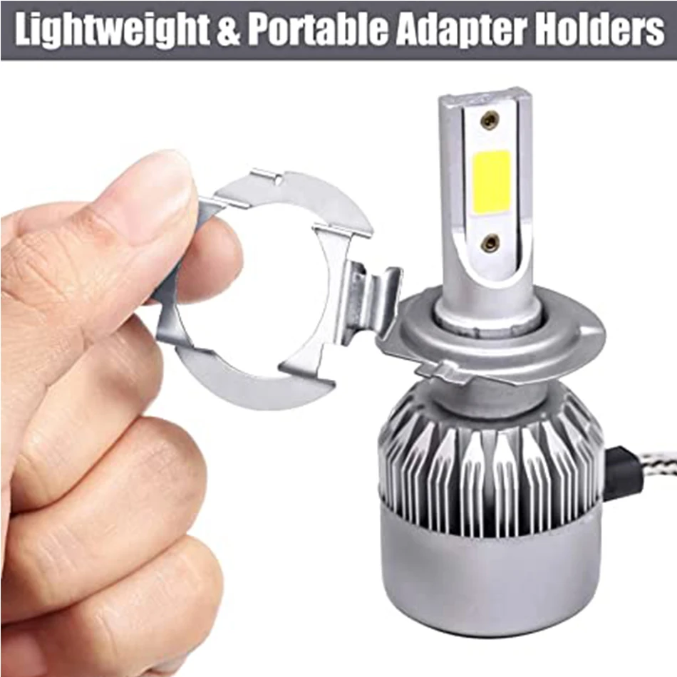 Адаптер для светодиодной фары H7 держатель лампы держатели Цоколь совместим с