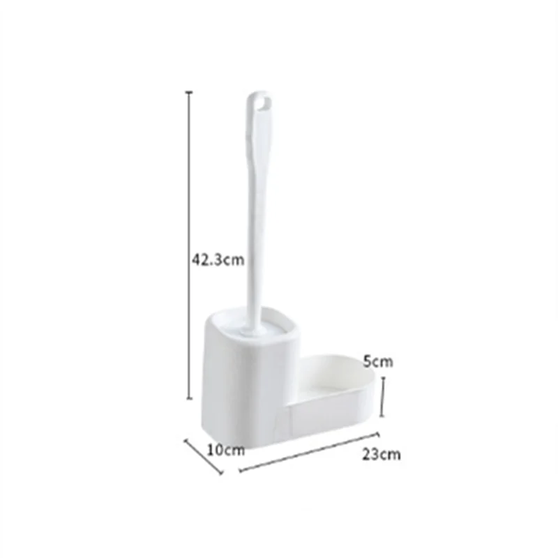 

Bathroom Siliconen Toiletborstel Cherry Toiletborstelhouder Reinigingsborstel Kit Wc Borstel Siliconen Set Zachte Haren Badkamer
