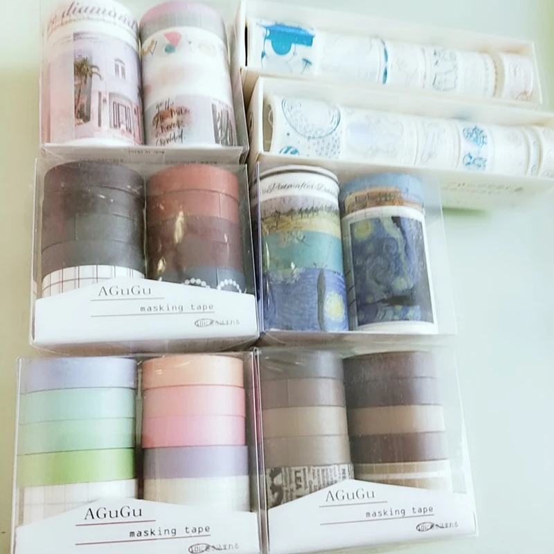 10 шт./набор Маскировочная лента карамельных цветов | Дом и сад