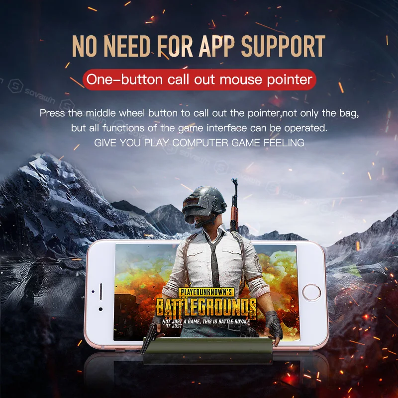 Sovawin G4 PUBG контроллер мобильный контроллер Bluetooth игровая клавиатура мышь конвертер проводной телефон геймпад Android для iPhone