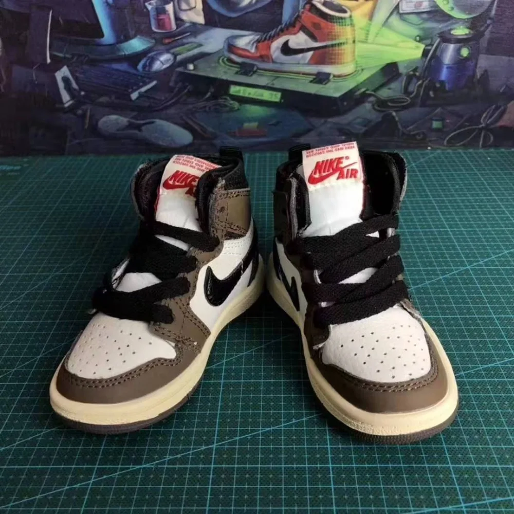 AJ1 тапки брелки 3D Милые баскетбольные кроссовки кулон креативная модель популярный подарок на день рождения
