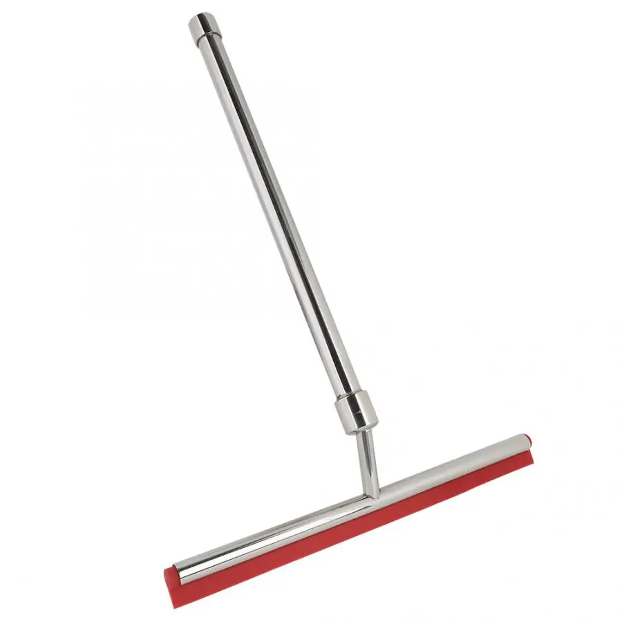 Раздвижная ручка из нержавеющей стали стеклоочиститель щетка для ванной зеркало