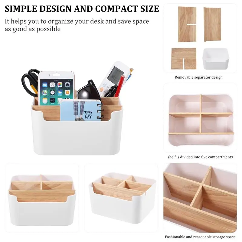 

Multipurpose Desk Organizer Desktop Stationery Storage Box Holder