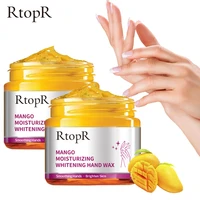 2pcs rtopr mango moisturizing hand mask wax whitening skin care exfoliating calluses anti aging treatment rough hands care mask