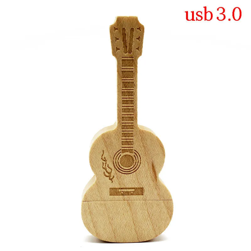 TEXT ME usb 3 0 логотип для гитары Деревянный из клена стиль pendrive 4 ГБ 8 16 32 usb3.0