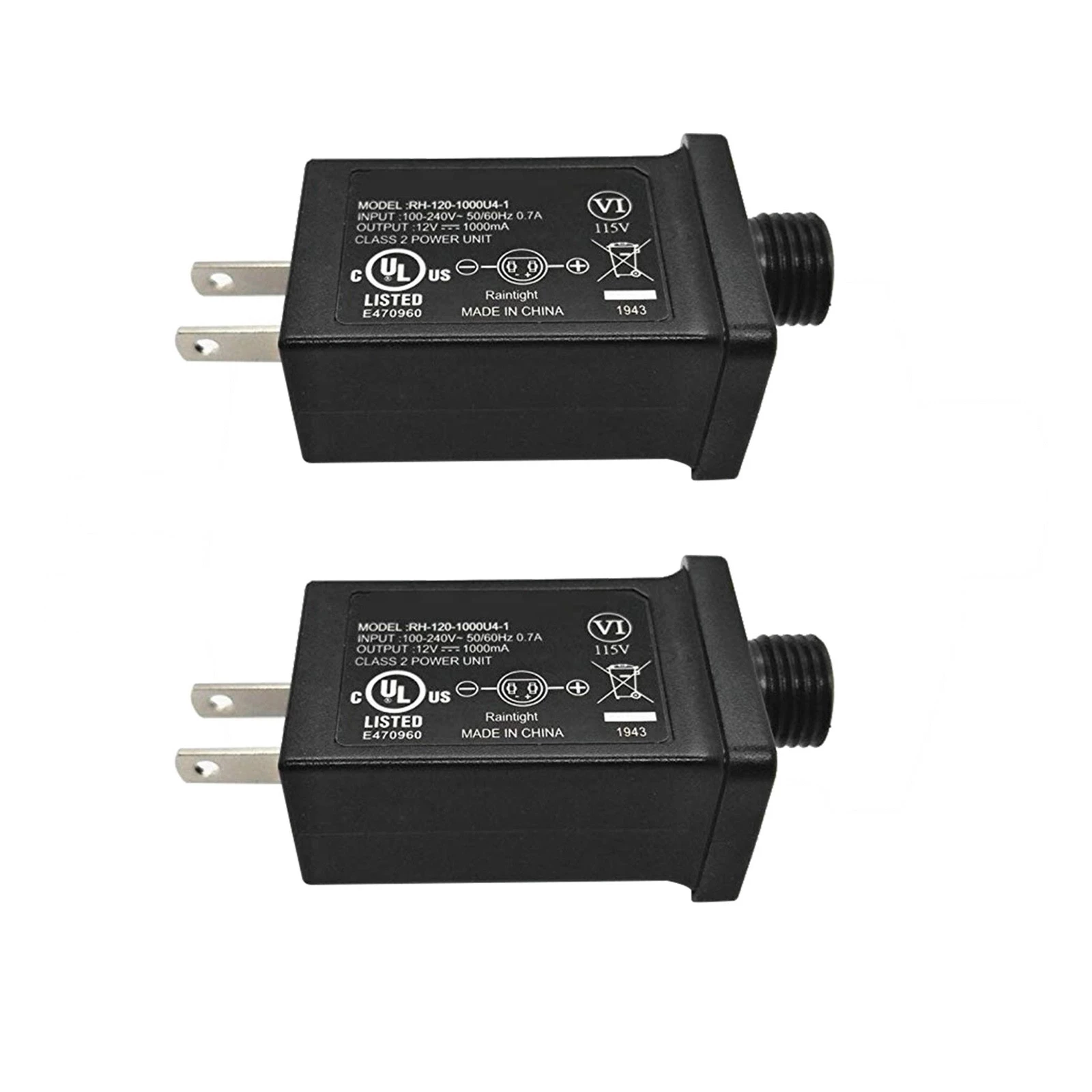 

Transformer/Adapter For 12V 1A Class 2 LED Power Supply Replacement Of String Light Inflatable Device US Standard