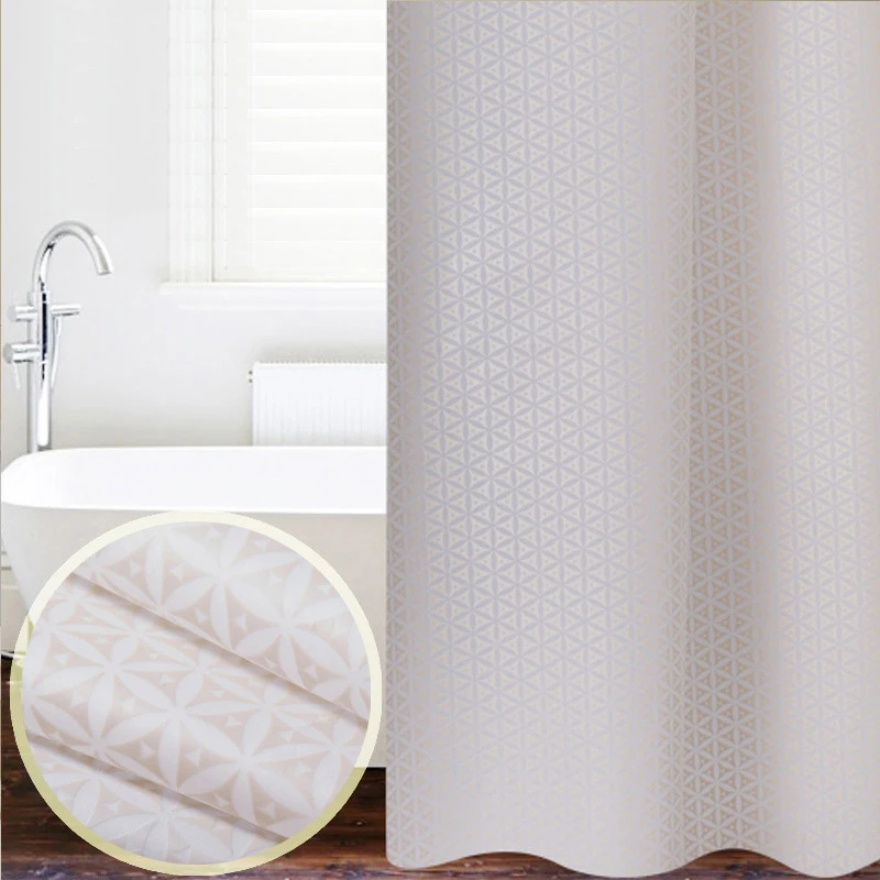 Простая Водонепроницаемая занавеска для душа Декор бесконечная защита от Mildewproof