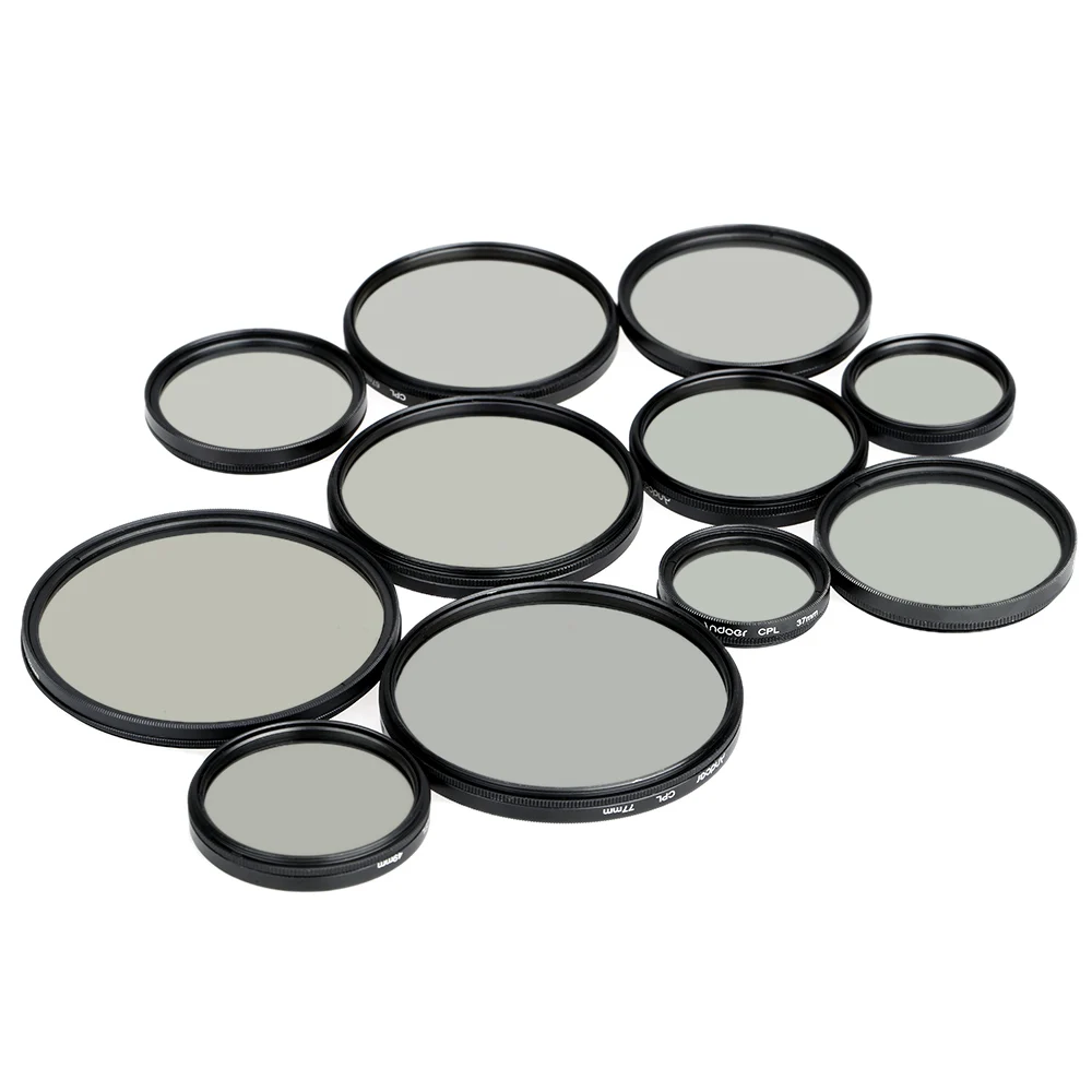 Andoer 49mm Digital Slim CPL Circular Polarizer Polarizing Glass Filter for Canon Nikon Sony DSLR Camera Lens |