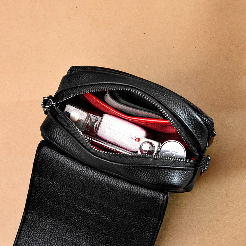 

2021 Leather high-end Ladies Cowhide Messenger Packet Female Designer Designer Shoulder Bag Fashion Casual Messenger Bag