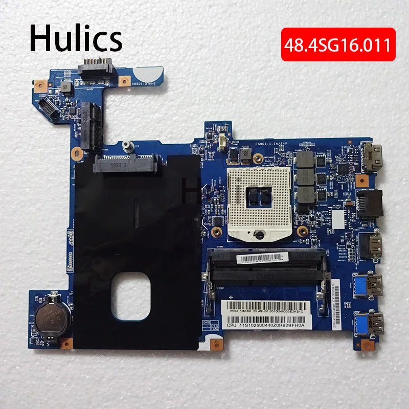 Материнская плата Hulics оригинал 48. 4sg16. 011 подходит для ноутбука lenovo G580 DDR3 LG4858 11291-1 |