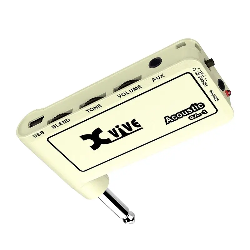 1 шт. гитарной вилки мини Портативный перезарядки Elec для наушников HiFi ламповый