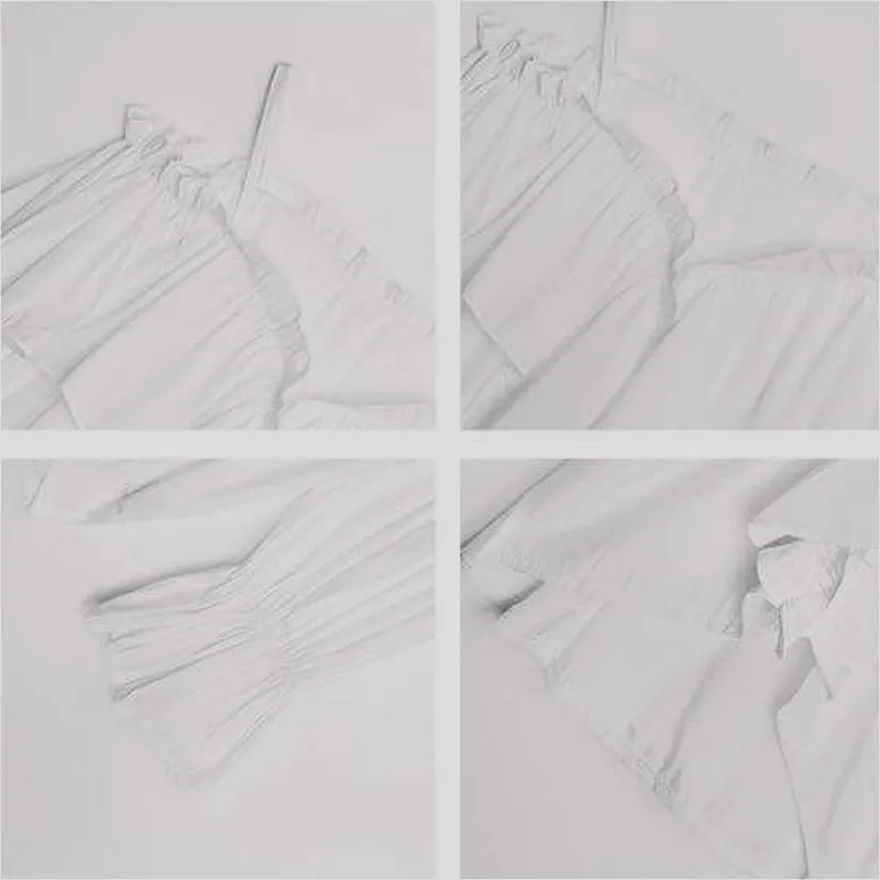 Рубашка Женская Весенняя белая с воротником-лодочкой | одежда