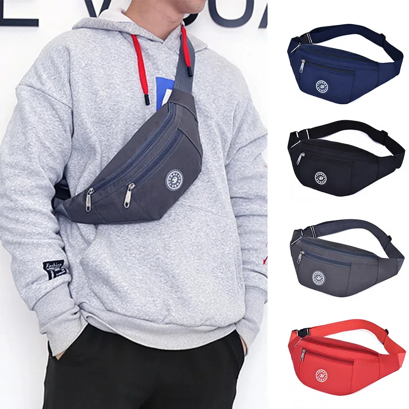 

Chest bag Nylon Waist Bag Women Belt Bag Men Colorful Bum Bag Travel Purse Phone Pouch Pocket Fashion Travel Shoulder Purse2021