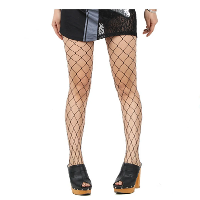 

Sexy Pantyhose Stockings Black Suspenders High Waist Fishnet Dress Garter Belt Stockings Plus Size Women's Fishnet Stockings