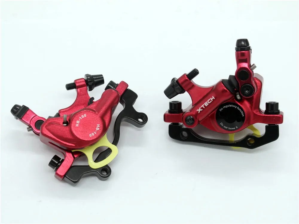 Zoom HB-100 MTB велосипедный тормоз HB100 велосипедные тормоза суппорт w роторы запчасти для велосипеда гидравлический поршень двухсторонний диск Диаметр 160 мм