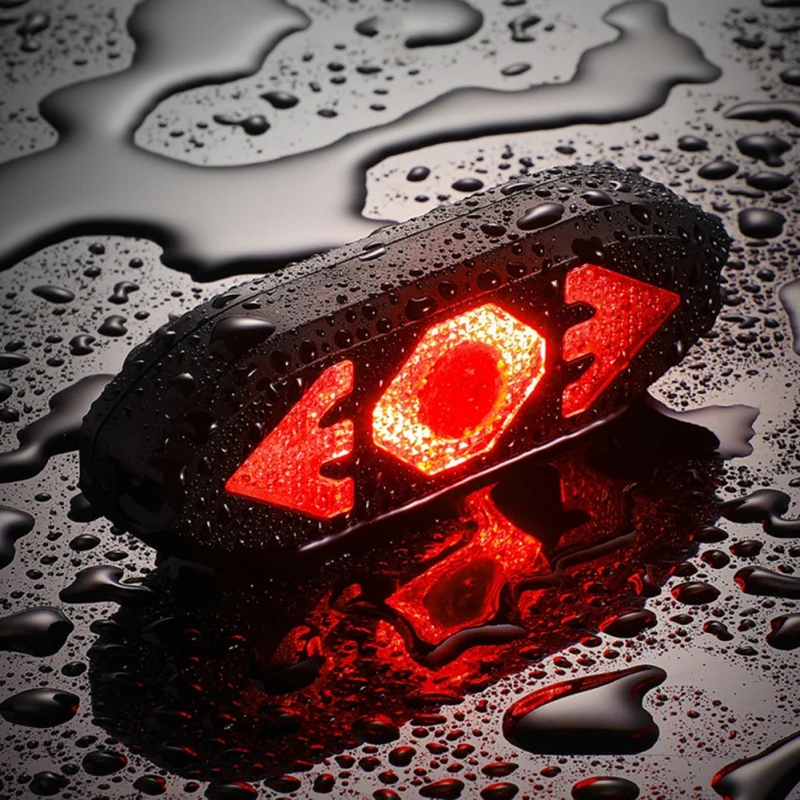 

Bike Signals Remote Control Bicycle Direction Indicator Rear Light USB Rechargeable Cycling Taillight