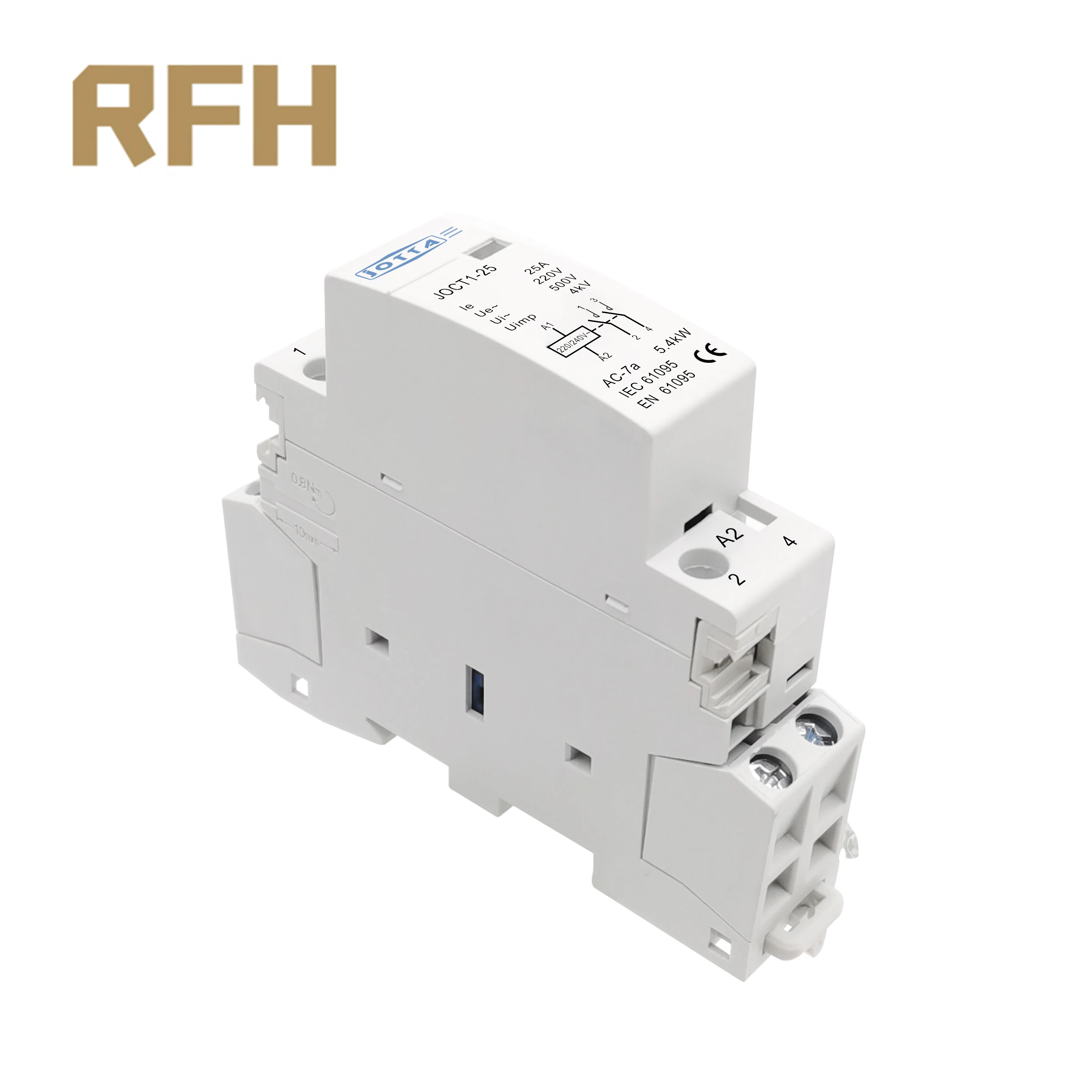 Американская классификация проводов 2р 16A/20A/25A 220V/230V 50/60HZ Din Rail Ac контактор для дома