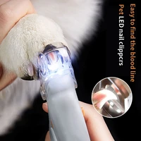 pet nail scissors pet dog cat nail scissors anti cut blood line pet light led nail scissors pet supplies supplie