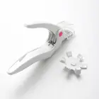 U-образные ножницы для ногтей, белые кусачки для ногтей, триммер для накладных ногтей, маникюрный зажим, специальный тип, резаки для краев, инструмент для маникюра