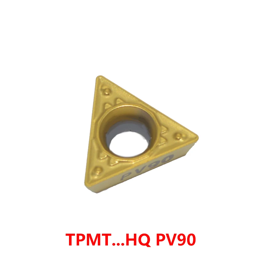 

Оригинальный токарный инструмент TPMT 110304 110308 TPMT110304 HQ TPMT110308 HQ PV90 TPMT110304 TPMT110308 HQ, твердосплавные вставки для токарного станка