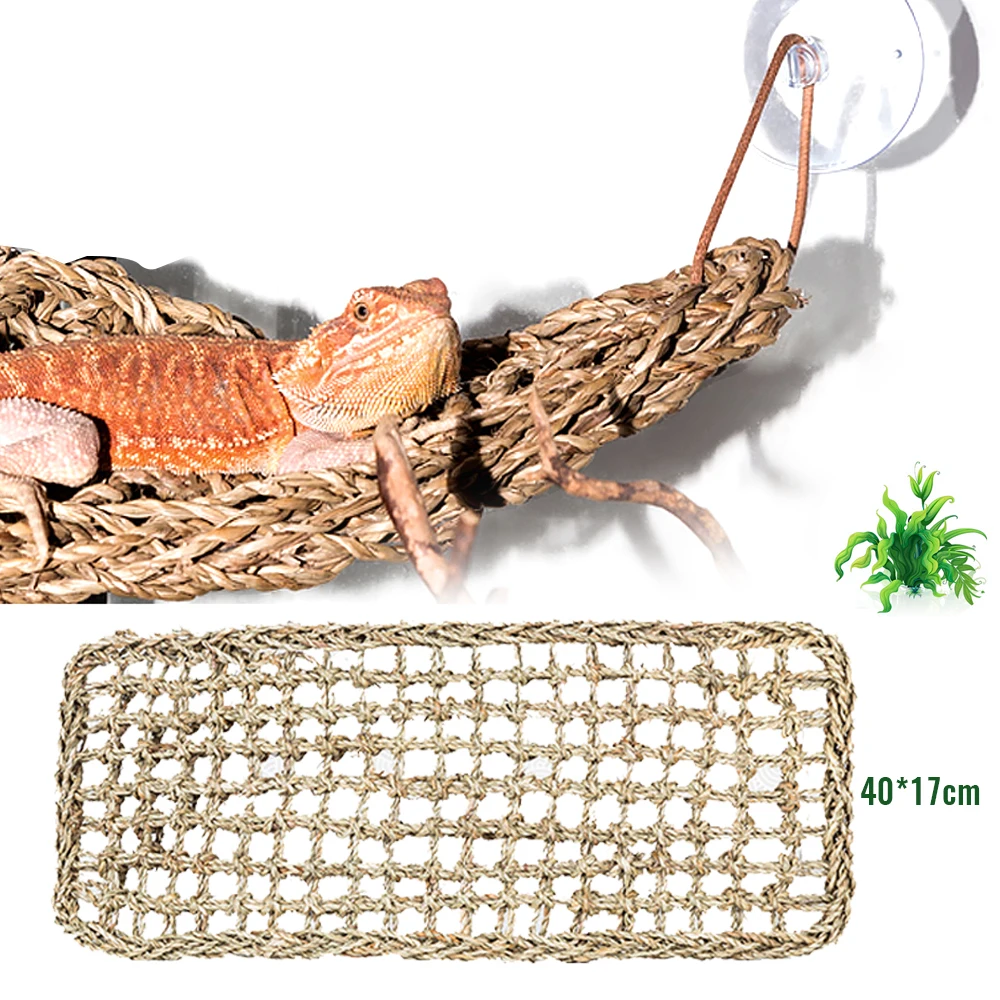 40X17cm Террариум для рептилий ящерицы шезлонг гамак маленький Hermit Crabs Geckos коврики