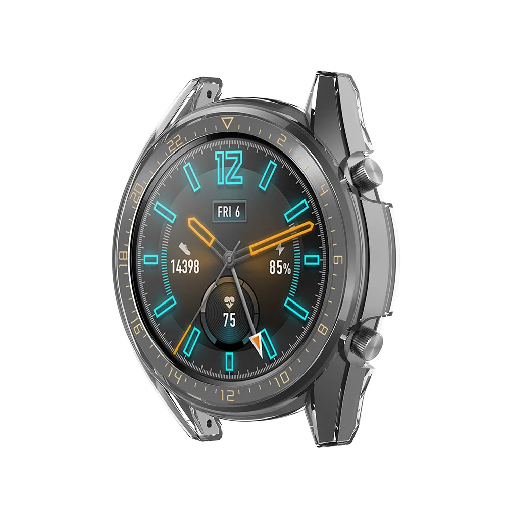 ТПУ Тонкий Смарт-часы защитный чехол для huawei Watch GT Active/элегантная оправа против царапин оболочки Smartwatch аксессуары