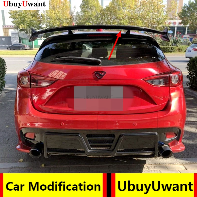 

Задний спойлер из углеродного волокна для Mazda3 Axela л/л