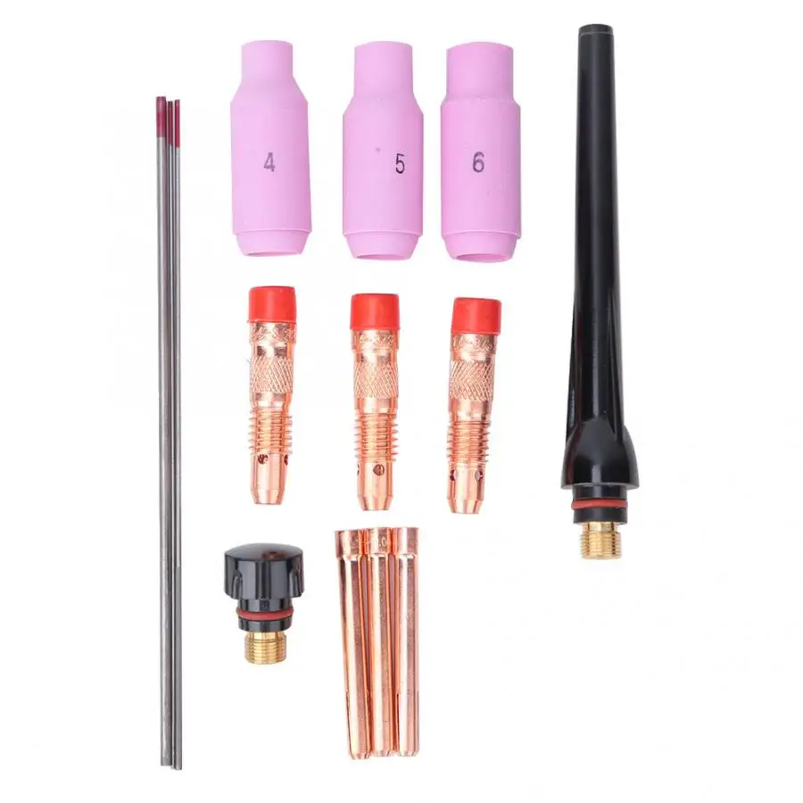 Комплект сварофонарь TIG 14 шт. колпачок AK2 вольфрам 040in ~ 3/32in для гофонарь 17/18/26