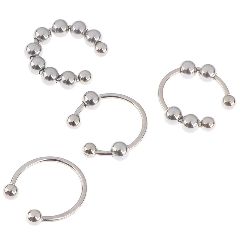 Кольцо для пениса из нержавеющей стали съемное кольцо с задержкой эякуляции