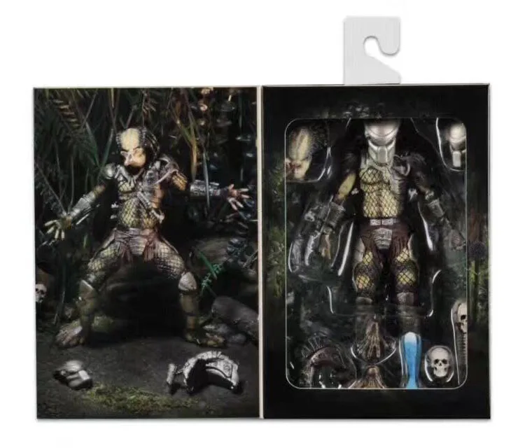 NECA оригинальный AVP Aliens vs Predator Jungle Hunter хищник ПВХ фигурка Коллекционная модель