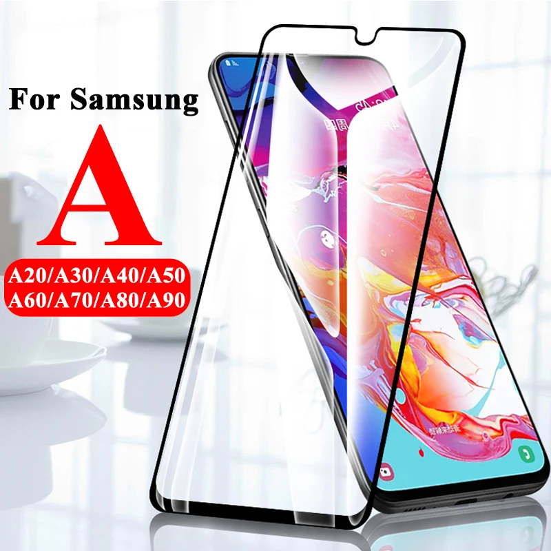 Защитный Стекло на samsung Galaxy A50 50A A70 A60 A90 A20 A80 A40 A30 экрана мобильного телефона