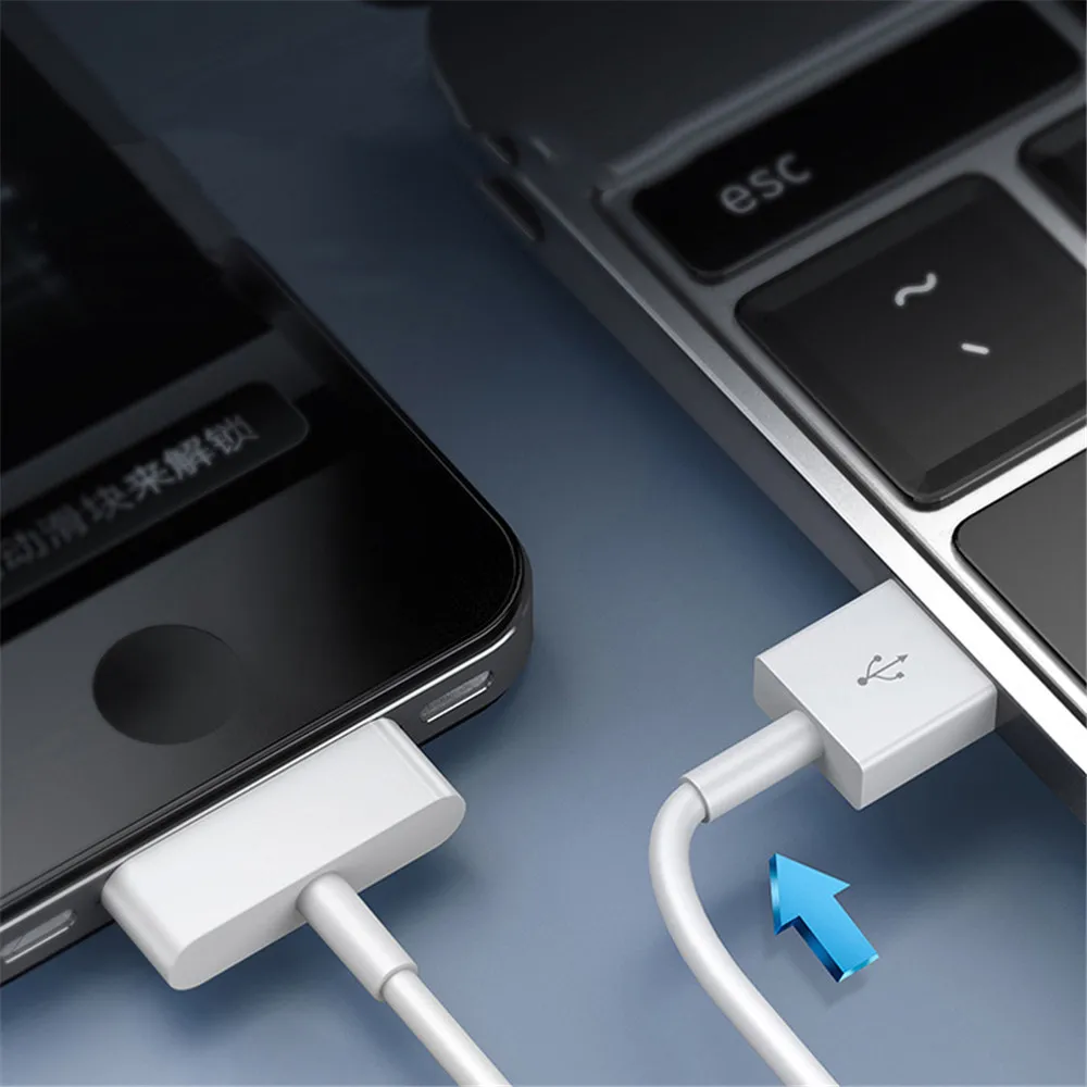 Дата USB кабель для iPod Classic/Nano/iPhone 4S/iPad3 2/Touch 4 прочный шнур зарядного