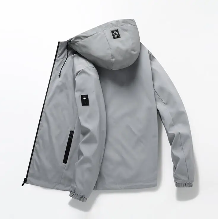 

2022 New Autumn Jacket Men Casual Loose Mens Sportswear Waterproof Windbreaker Men Coats
